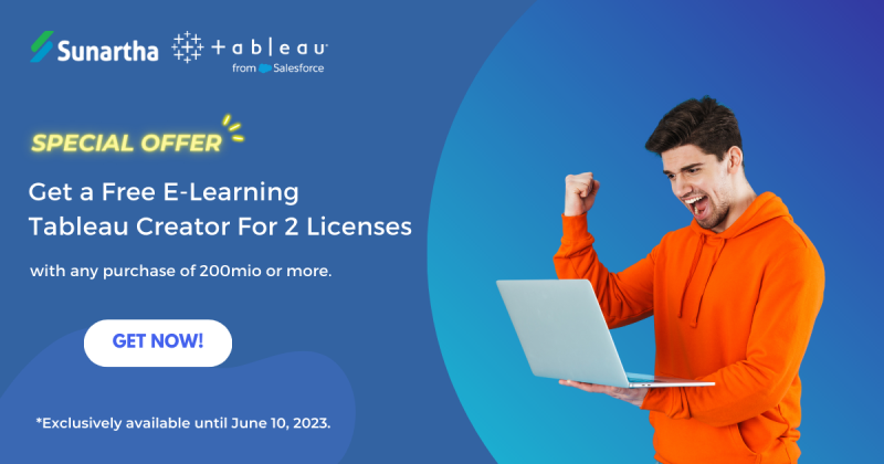 Promo Tableau - Get a Free E-Learning Tableau Creator