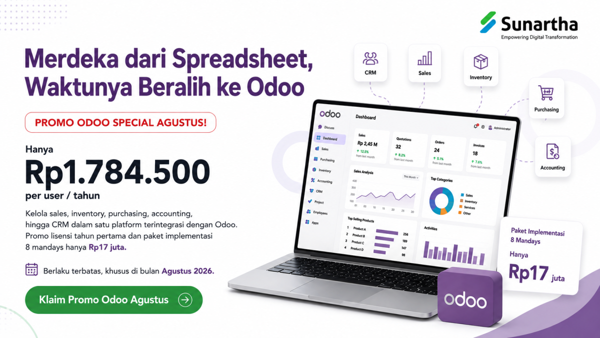 Merdeka dari Spreadsheet, Waktunya Beralih ke Odoo